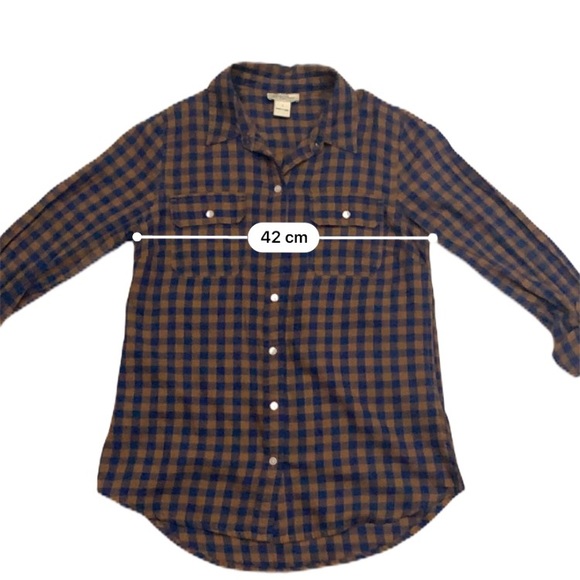3/$30 - Lucky Brand Plaid Button Up Size Small - Picture 6 of 7